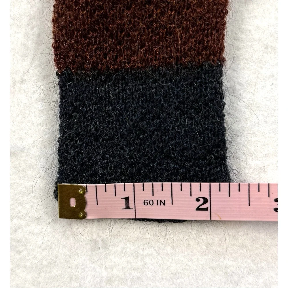 Vintage Rooster Heatherknit Square End Tie striped Collegiate Americana